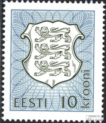 Produktbild von Briefmarken Estland 1993 Mi 206 (kompl.Ausg.) gestempelt Staatswappen