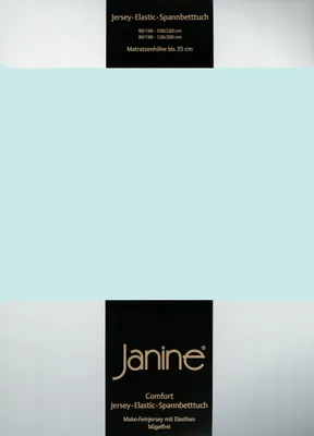 Produktbild von Janine ELASTIC Spannbetttuch 5002 Größe 100 X 200 morgennebel