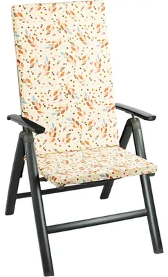 Obrázek produktu pro Sedák na zahradní židli - 47x115 cm - Hnědá,Béžová