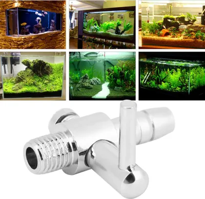 Image de 5pcs air d'aquarium, distributeur de tuyaux en acier inoxydable