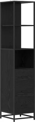 Produktbild von Badezimmermöbel-Set Schwarz Eichen-Optik 35 x 37,5 x 166 cm
