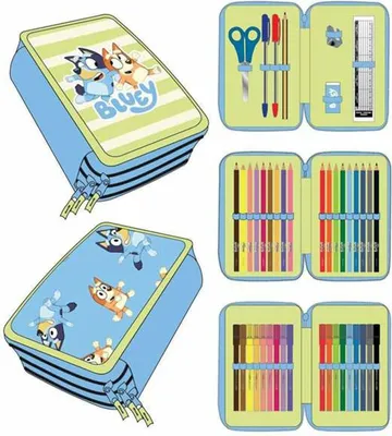 Produktbild von Cerda Group Bluey Federmäppchen Blau Mann Blau One Size