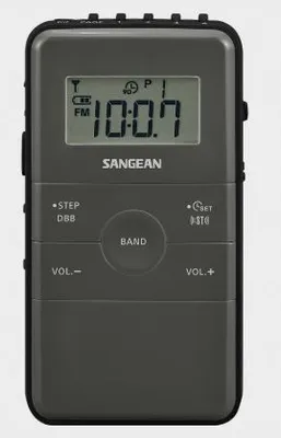 Immagine prodotto di Sangean dt-140 radio tascabile nera fm a batteria ricaricabile
