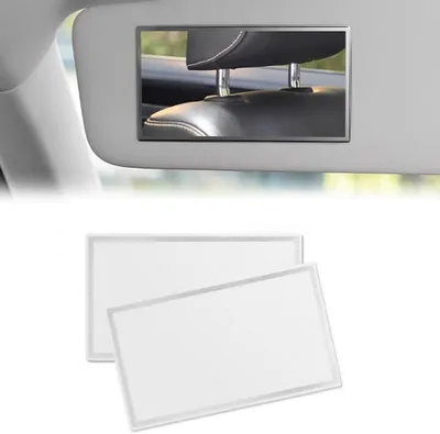 Produktbild von Auto Schminkspiegel, selbstklebend, 2 Stück, 15 cm, für Sonnenblende