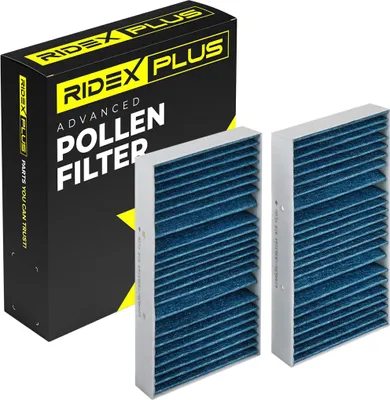 Produktbild von RIDEX PLUS 424I0621P Innenraumfilter Pollenfilter passend für MERCEDES-BENZ M-Klasse (W166) Aktivkohle