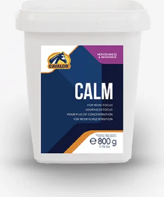 Produktbild von Cavalor Calm Ergänzungsfuttermittel für Pferde zur Beruhigung und Konzentration Pulver 1,5kg