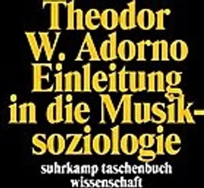 Obrázok produktu pre Einleitung in die Musiksoziologie