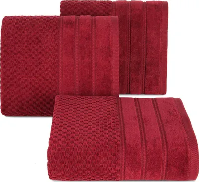 Zdjęcie produktu dla Eurofirany 460190, 70 x 140 cm, Bawełna, Czerwony, 1 szt.