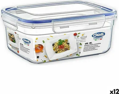 Immagine prodotto di Lunch box ermetico Dem rettangolare 400 ml (12 pezzi)