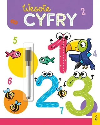 Zdjęcie produktu dla Wesołe cyfry. Pisz i ścieraj! - Ewelina Protasewicz