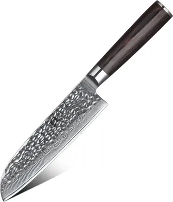 Produktbild von XinZuo - Damast Santoku Messer - B1H He Serie