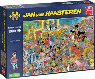 Immagine prodotto di Jan van Haasteren, Dia de los Muertos, Puzzle da 1000 pezzi