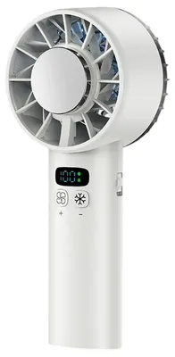 Produktbild von Tragbarer Mini-Ventilator, leistungsstarker Turbo-Handventilator mit Kältekompressionsfunktion, USB-aufladbar, ideal für Reisen, Camping und Outdoor-Aktivitäten