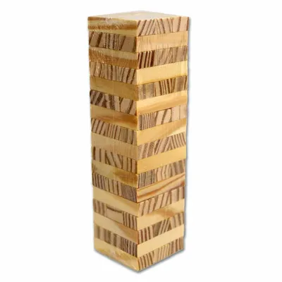Produktbild von Holz Stapelturm Kinder - 51 Teile - ca. 19 cm