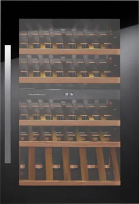 Produktbild von Küppersbusch FWK 2800.0 S3 K-Series 8 Einbau Weinklimaschrank Schwarz/Silver Chrome