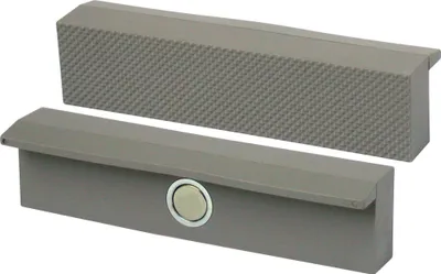 Produktbild von Brockhaus Heuer Schutzbacke Polyurethanmit Riffelung Breite 160 mm 1 Paar mit Magnet - 107160