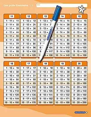 Obrázek produktu pro Das große Einmaleins mit Stift