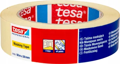 Obrázek produktu pro Tesa® PRO, malířská páska, maskovací, lepicí, 30 mm, L-50 m