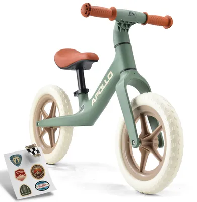 Produktbild von Apollo Trailbuddy Laufrad ab 2 Jahre – 12 Zoll Kinderlaufrad, höhenverstellbar 32–42 cm, leichtes Lauflernrad Balance Bike für Kinder Mädchen & Jungen, bis 50 kg