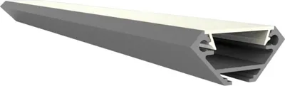 Produktbild von LED Eckprofil mit Kabelkanal 2m EXO-V2_14 (14 mm) – Aluminiumprofil für LED-Strips