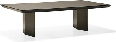 Obrázek produktu pro Elegantní hnědý dřevěný konferenční stolek v klasickém stylu