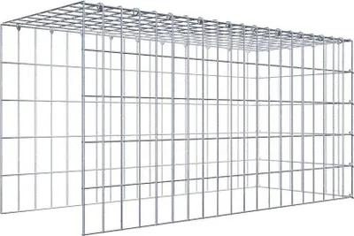 Produktbild von Anbaugabione Typ 4 100 cm x 50 cm x 40 cm (L x H x T), Maschenweite 5 cm x 10 cm, C-Ring