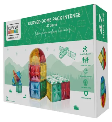 Obrázok produktu pre Magnetická stavebnica Dome 47 dielov, Cleverclixx