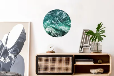 Produktbild von MuchoWow® - Schlafzimmer - Bilder - Der Kreis - Kunst für die Wohnung - Plastik - Kunstdruck - Wandbild