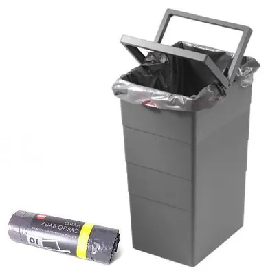Immagine prodotto di Fodere per bidoni Hailo 0013081 Sacchetti 13 CS Cargo 10 in rotolo