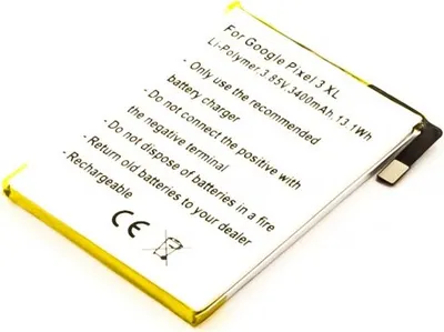 Produktbild von Akku für Google Pixel 3 XL, wie G013C-B, 3400mAh