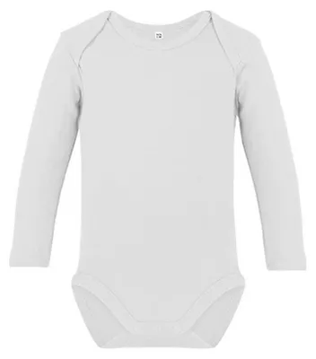 Imagen del producto de Link Kids Wear - Body "Bailey 02" para bebé, confeccionado en algodón orgánico, manga larga, modelo LT5435 (92) (blanco)