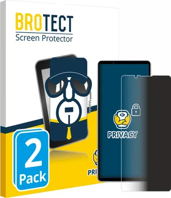 Produktbild von 2x BROTECT Sichtschutzfolie für Sony Xperia 5 V Anti-Spy Privacy Sichtschutz Blickschutz Folie Blaulicht-Schutz