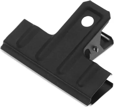 Obrázek produktu pro Černé velké sponky Bulldog, zesílené, balení 10 kusů, 7,6 cm dlouhé kovové sponky do pořadačů, sponky na sáčky na potraviny, kreslící tabule, výtvarné a řemeslné projekty, domácí kancelář a kuchyň (77 mm)