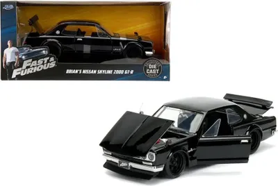Immagine prodotto di Nissan Skyline 2000 GT-R schwarz Brian Fast & Furious Modellauto 1:24 Jada Toys