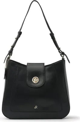 Produktbild von dR Amsterdam Umhängetasche | Leder Schultertasche | Damenhandtaschen | Damen Crossbody Tasche | Milan - 283704 Black