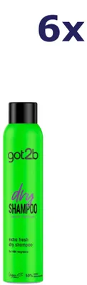 Produktbild von 6x Got2b Trockenshampoo Extra Fresh 200 ml