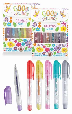 Produktbild von Trendhaus GOOD FEELINGS Mini Gelstifte im 6er Etui 2fach sortiert