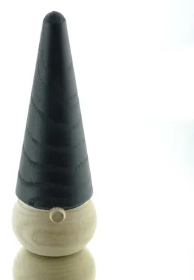 Produktbild von Weihnachtsdeko Wichtel Schwarz 16 cm - Holz