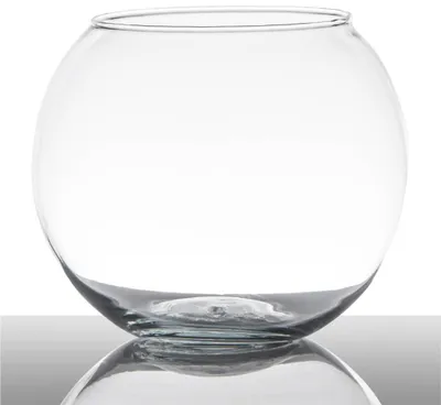 Produktbild von Kugelförmiges Dekoglas Dekoglas Glasvase 1 Stk Ø 11x9,5 cm