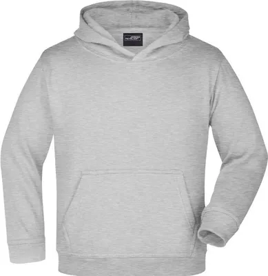 Produktbild von Klassisches Kinder-Kapuzensweat in vielen Farben grey-heather, Gr. S