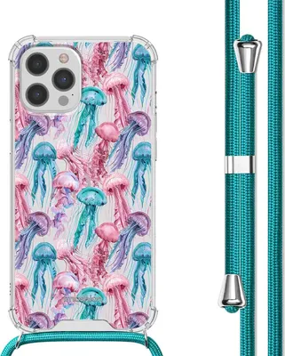 Immagine prodotto di Custodia di design imoshion con cinturino iPhone 12 Pro Max - Jellyfish Watercolor