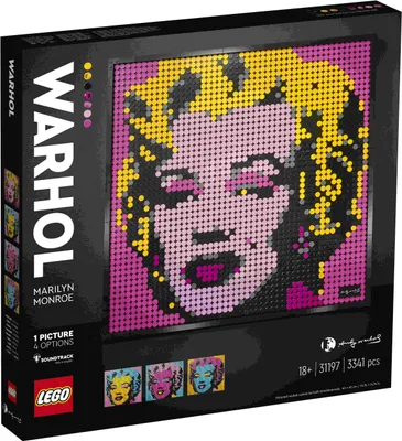 Zdjęcie produktu dla LEGO ART Andy Warhol’s Marilyn Monroe Set, Zestaw do budowania, 18 lat(a), 3341 szt., 1,69 kg
