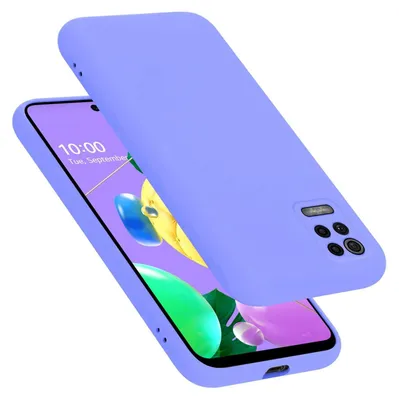 Obrázok produktu pre Cadorabo puzdro pre LG K52 / K62 / Q52 Silikónové puzdro na mobilný telefón Puzdro z tekutého silikónu, odolné proti poškriabaniu a nárazom, ochranné puzdro pre LG K52 / K62 / Q52