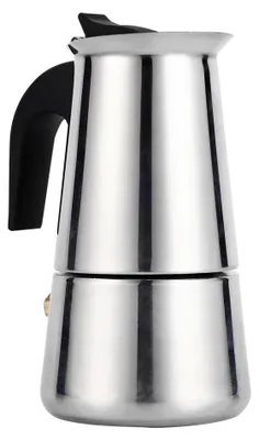 Espressokocher 450 ml Edelstahl für alle Herdarten inkl. Filter