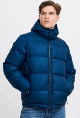 Produktbild von Blend BHOuterwear Herren Steppjacke Winterjacke Jacke mit abnehmbarer Kapuze Stehkragen Reißverschlusstaschen Regular fit