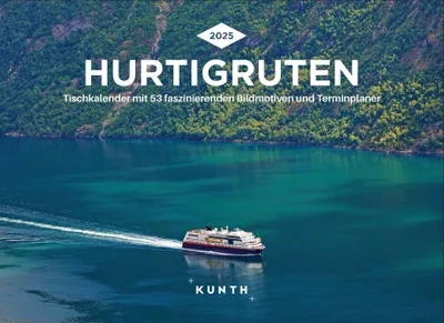 Produktbild von Hurtigruten - KUNTH Tischkalender 2025