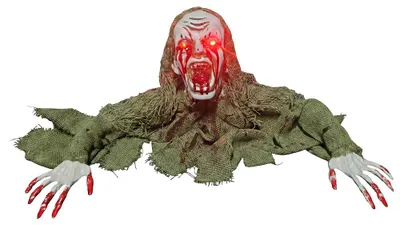 Productafbeelding van Clayre & Eef Halloween-decoratie, groen, kunststof