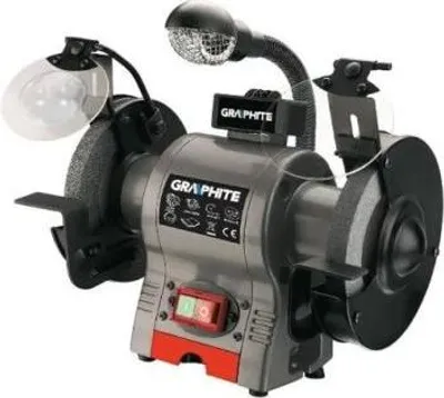 Zdjęcie produktu dla GRAPHITE Szlifierka stołowa 370W, ściernica 150 x 12.7 mm