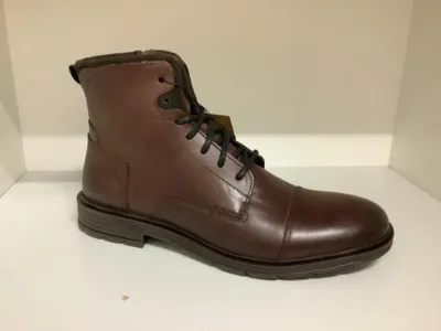Produktbild von Schuh aus Leder, Dunkelbraun Schwarz, Größe 40