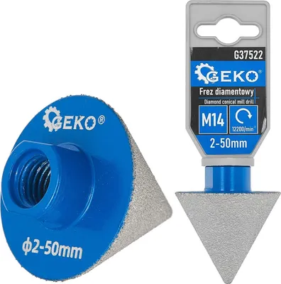 Obrázok produktu pre Diamantová kužeľová fréza - brúsny diamantový kužeľ M14, 2 - 50mm